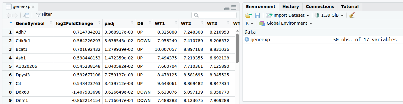 import env